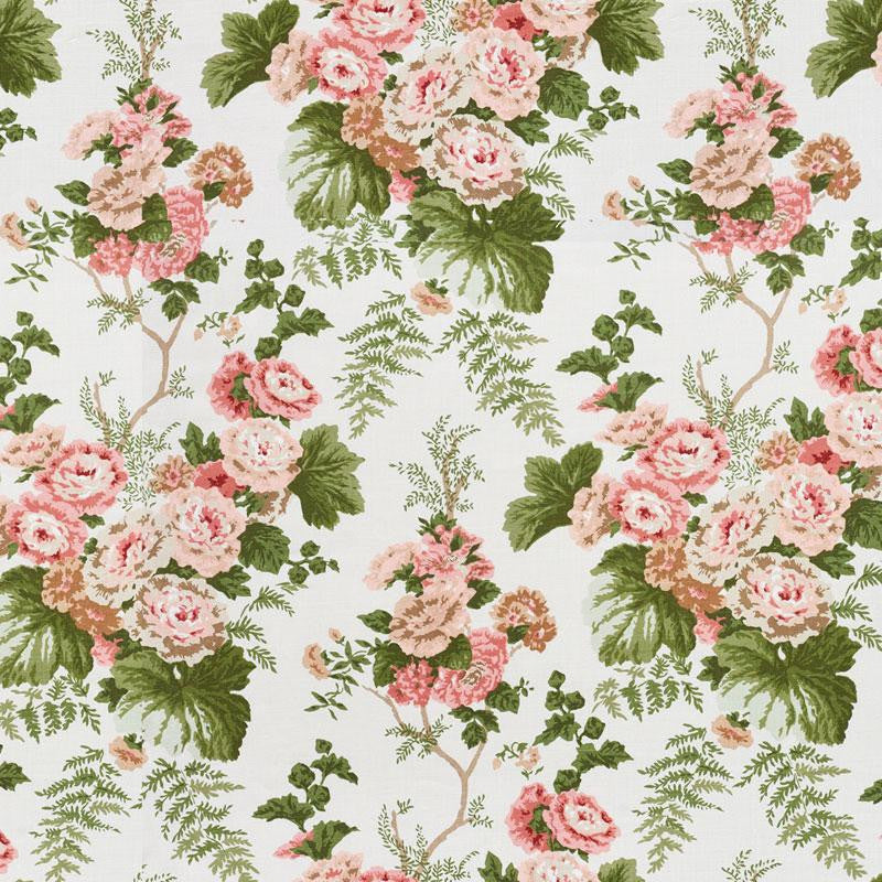 Wycombe Park Pink 178112 by Schumacher Fabric Schumacher Classics 27.0" - Fabric Carolina -