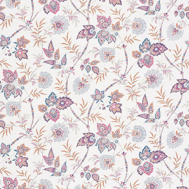 Emperor'S Vine Aubergine 5009291 by Schumacher Wallpaper Ottoman Chic 13.5" - Fabric Carolina -