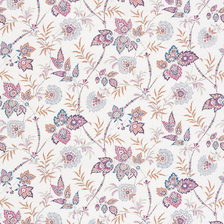 Emperor'S Vine Aubergine 5009291 by Schumacher Wallpaper Ottoman Chic 13.5" - Fabric Carolina -