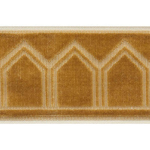 Vizier Velvet Tape Gold 75734 by Schumacher Trim