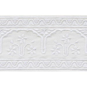 Nikola Tape Ivory 74190 by Schumacher Trim