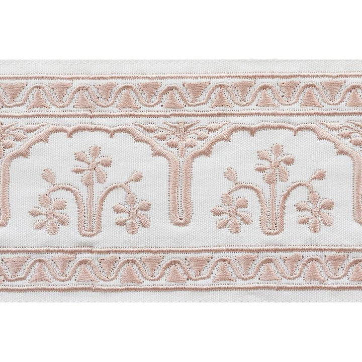 Nikola Tape Blush 74191 by Schumacher Trim Ottoman Chic 2.5" - Fabric Carolina -