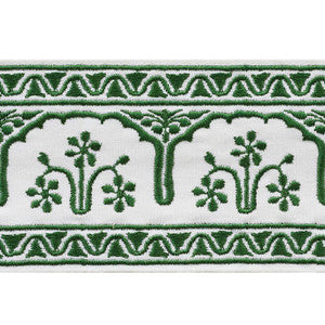 Nikola Tape Emerald 74192 by Schumacher Trim