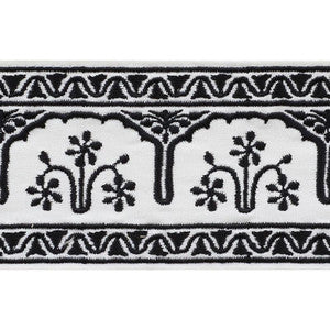 Nikola Tape Black 74194 by Schumacher Trim