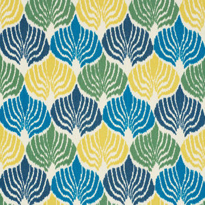 Kimono Ikat Coastal 72591 by Schumacher Fabric