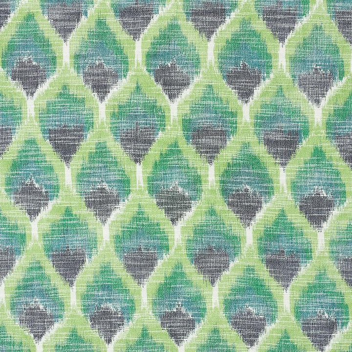 Odisha Ikat Greens 72640 by Schumacher Fabric Ikat Collection 4.5" - Fabric Carolina -