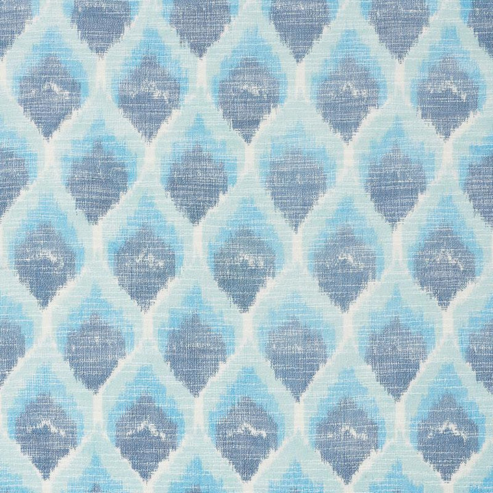 Odisha Ikat Blues 72641 by Schumacher Fabric Ikat Collection 4.5" - Fabric Carolina -