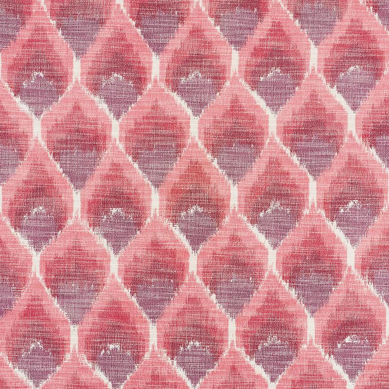 Odisha Ikat Reds 72642 by Schumacher Fabric Ikat Collection 4.5" - Fabric Carolina -