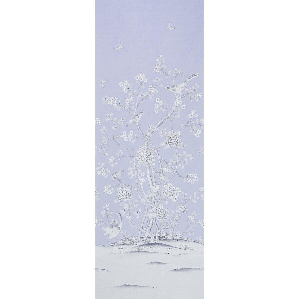 Chinois Palais Panel Lavender 5007126 by Schumacher Designer Wallpaper Mary Mcdonald 51.75" - Swanky Fabrics -