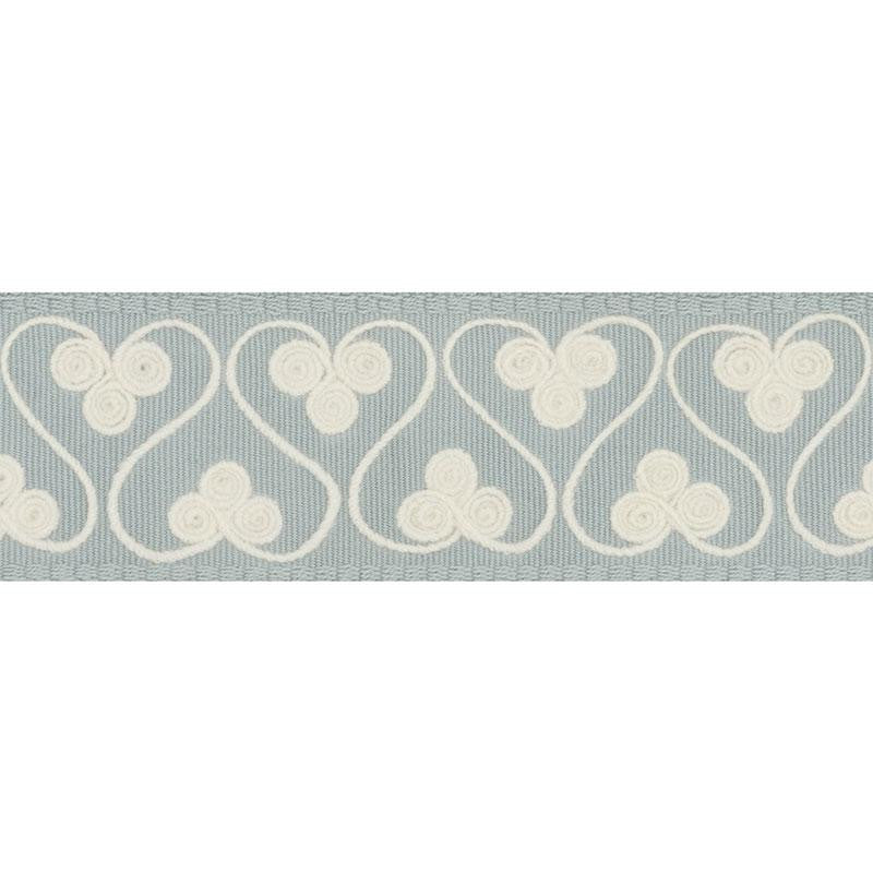 Coquette Tape Sky 72742 by Schumacher Trim Once Upon A Time 1.5" - Fabric Carolina -