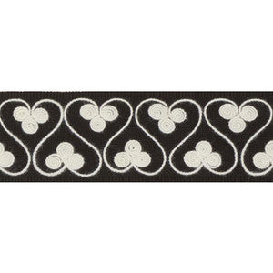 Coquette Tape Black 72743 by Schumacher Trim