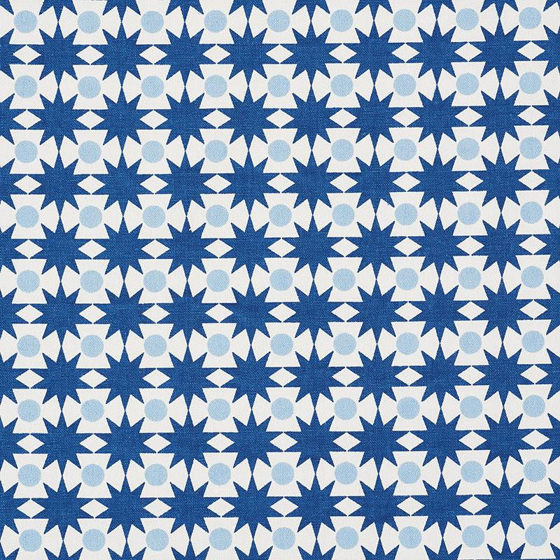 Cosmos Blue 177060 by Schumacher Fabric Studio Bon 1.0" - Fabric Carolina -