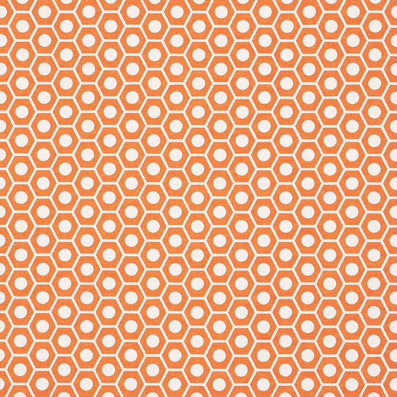 Queen B Orange 177073 by Schumacher Fabric Studio Bon 1.25" - Fabric Carolina -