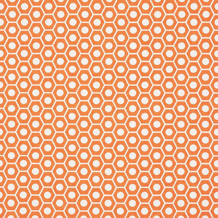 Queen B Orange 177073 by Schumacher Fabric Studio Bon 1.25" - Fabric Carolina -