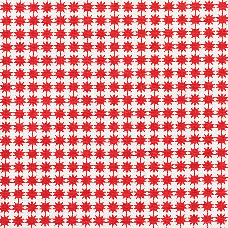 Stella Red 177086 by Schumacher Fabric Studio Bon - Fabric Carolina -