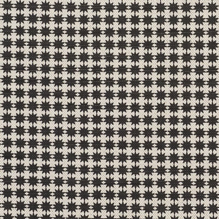 Stella Black & Natural 177087 by Schumacher Fabric Studio Bon - Fabric Carolina -