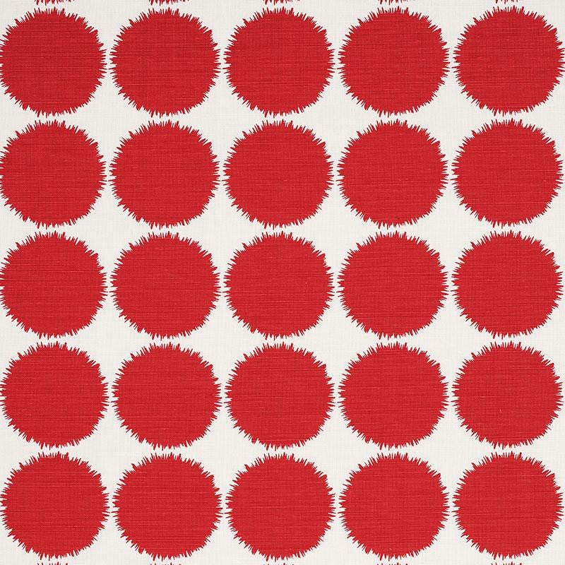 Fuzz Red 177093 by Schumacher Fabric Studio Bon 3.75" - Fabric Carolina -
