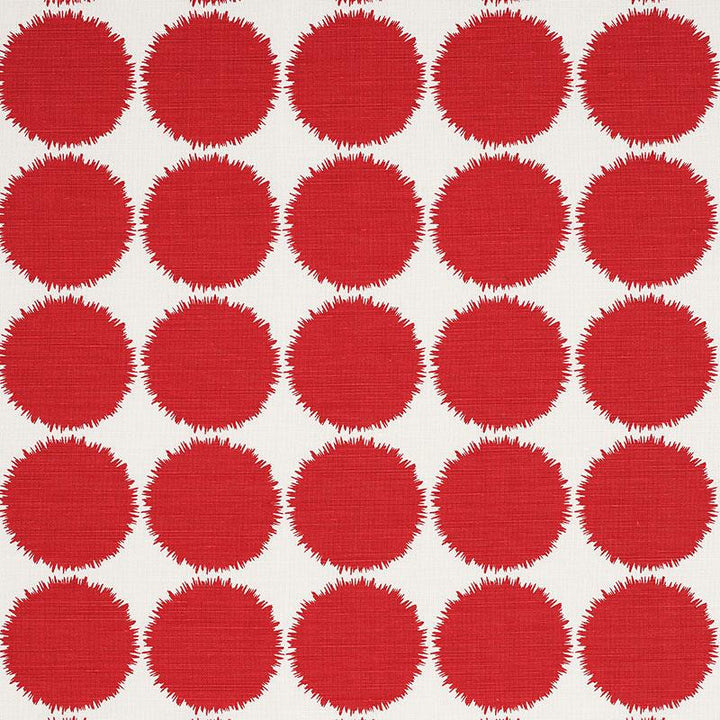 Fuzz Red 177093 by Schumacher Fabric Studio Bon 3.75" - Fabric Carolina -