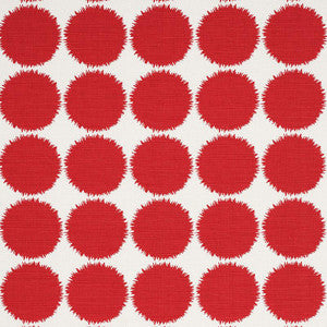 Fuzz Red 177093 by Schumacher Fabric