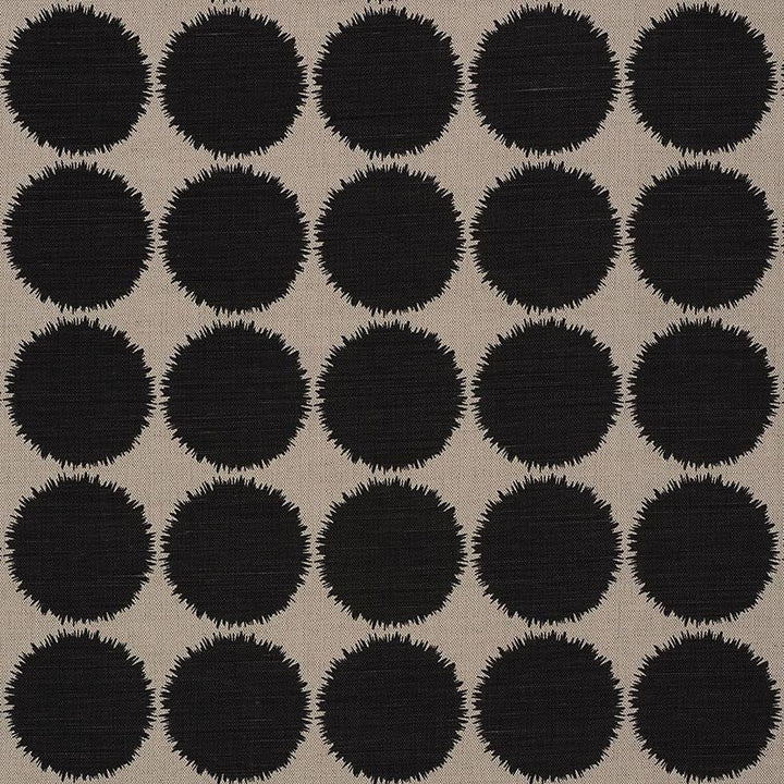 Fuzz Black & Natural 177095 by Schumacher Fabric Studio Bon 3.75" - Fabric Carolina -