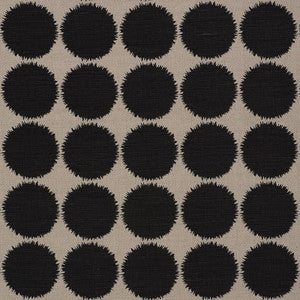 Fuzz Black & Natural 177095 by Schumacher Fabric