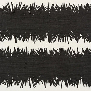 Bang Black 177123 by Schumacher Fabric