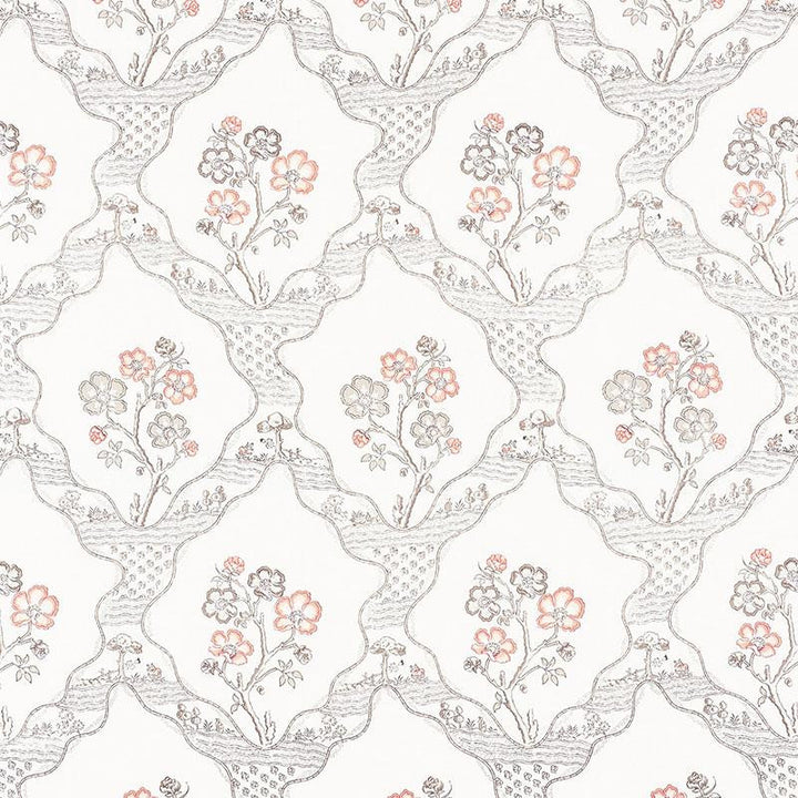 Marella Rose 176851 by Schumacher Fabric Country Chic 10.75" - Fabric Carolina -