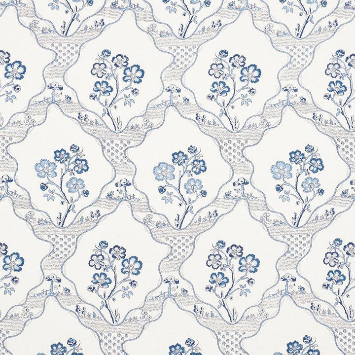 Marella Delft 176850 by Schumacher Fabric Country Chic 10.75" - Fabric Carolina -