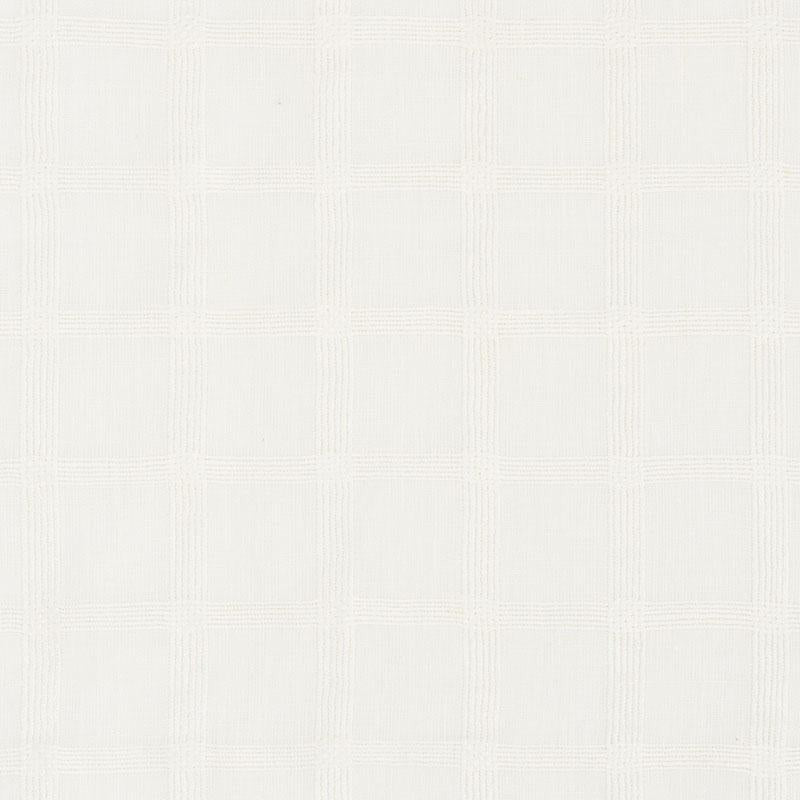 Pauline Check Casement Whitework 72073 by Schumacher Fabric Country Chic 2.0" - Fabric Carolina -