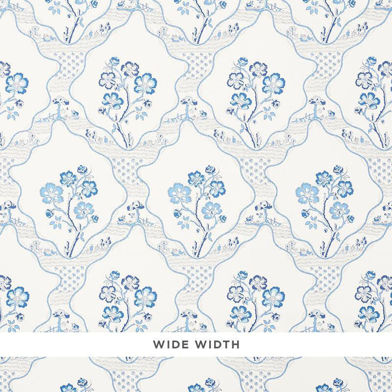 Marella Delft 5008801 by Schumacher Wallpaper Country Chic 11.0" - Fabric Carolina -