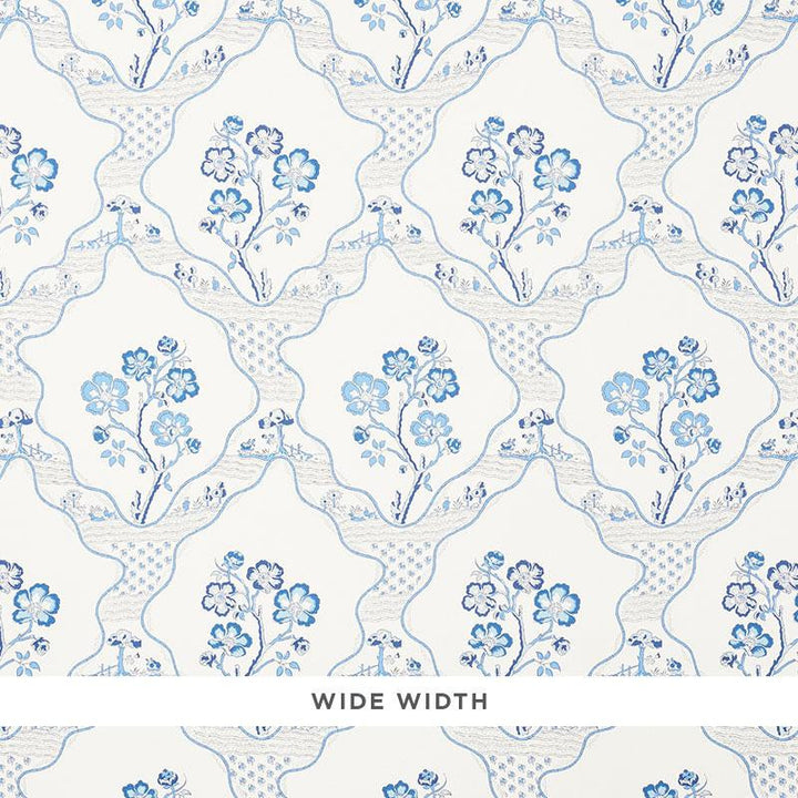 Marella Delft 5008801 by Schumacher Wallpaper Country Chic 11.0" - Fabric Carolina -