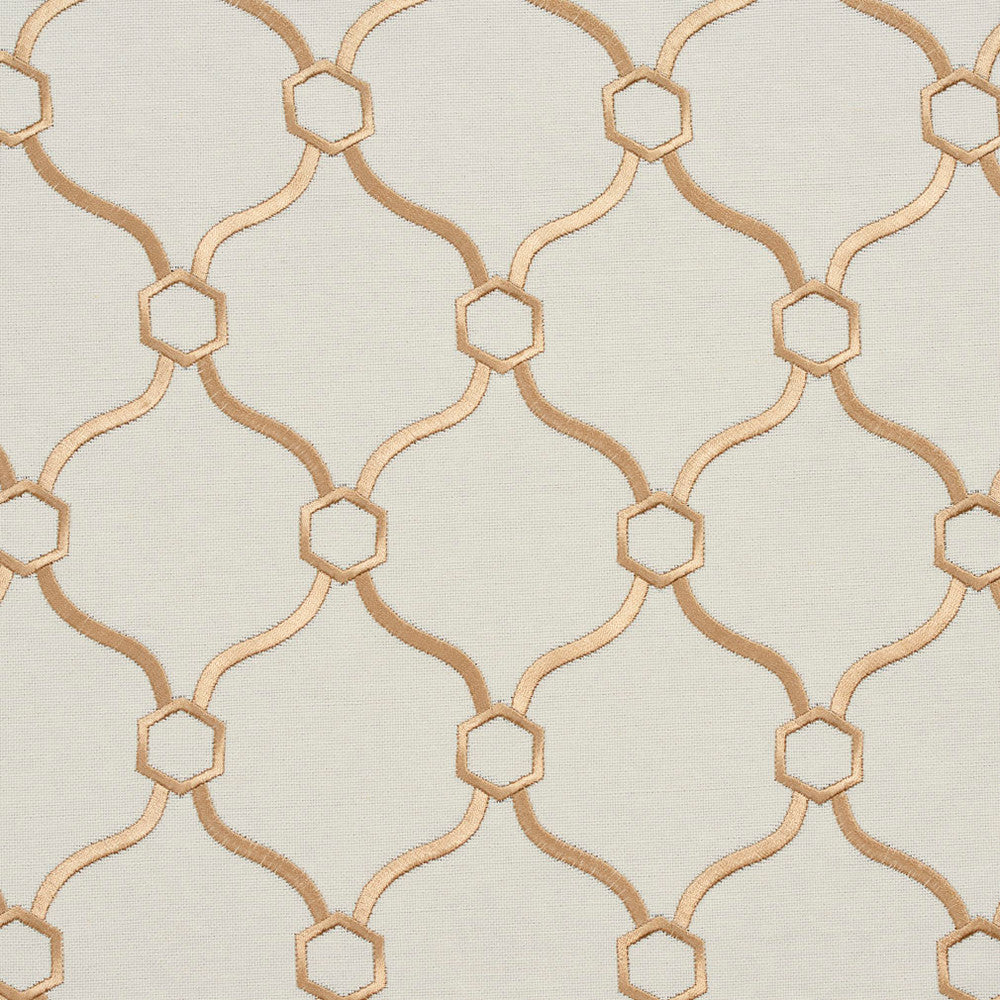 20910-04 by Charlotte Fabric Embroidered Linens 44% Rayon, 30% Polyester, 26% Linen Asia Exceeds 120,000 Wyzenbeek Rubs (Heavy Duty) Horizontal: 3.5" x Vertical: 5" 54 Inches - Fabric Carolina -