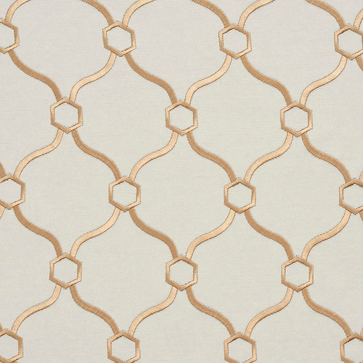 20910-04 by Charlotte Fabric Embroidered Linens 44% Rayon, 30% Polyester, 26% Linen Asia Exceeds 120,000 Wyzenbeek Rubs (Heavy Duty) Horizontal: 3.5" x Vertical: 5" 54 Inches - Fabric Carolina -