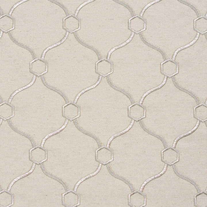 20910-06 by Charlotte Fabric Embroidered Linens 44% Rayon, 30% Polyester, 26% Linen Asia Exceeds 120,000 Wyzenbeek Rubs (Heavy Duty) </p><p>Repeat: Horizontal: 3.5" x Vertical: 5" 54 Inches - Fabric Carolina -