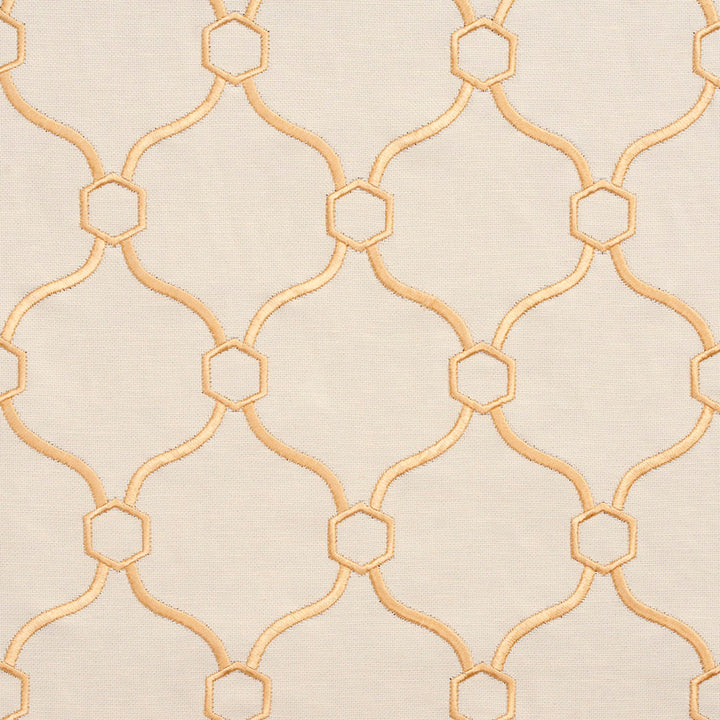 20910-08 by Charlotte Fabric Embroidered Linens 44% Rayon, 30% Polyester, 26% Linen Asia Exceeds 120,000 Wyzenbeek Rubs (Heavy Duty) Horizontal: 3.5" x Vertical: 5" 54 Inches - Fabric Carolina -