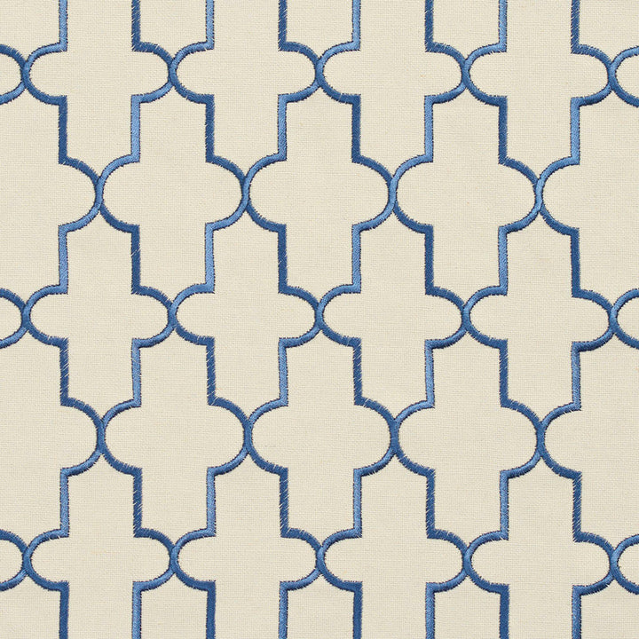 20930-01 by Charlotte Designer Fabric Embroidered Linens 44% Rayon, 30% Polyester, 26% Linen Asia Exceeds 120,000 Wyzenbeek Rubs (Heavy Duty) Horizontal: 2.25" x Vertical: 3.25" 54 Inches - Swanky Fabrics -