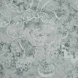 Temple Lion Pewter 3 by P Kaufmann Fabrics Fabric
