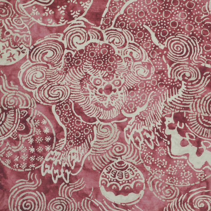 Temple Lion Claret 4 by P Kaufmann Fabrics Fabric