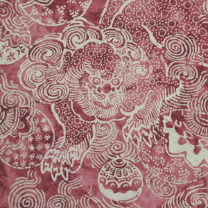 Temple Lion Claret 4 by P Kaufmann Fabrics Fabric