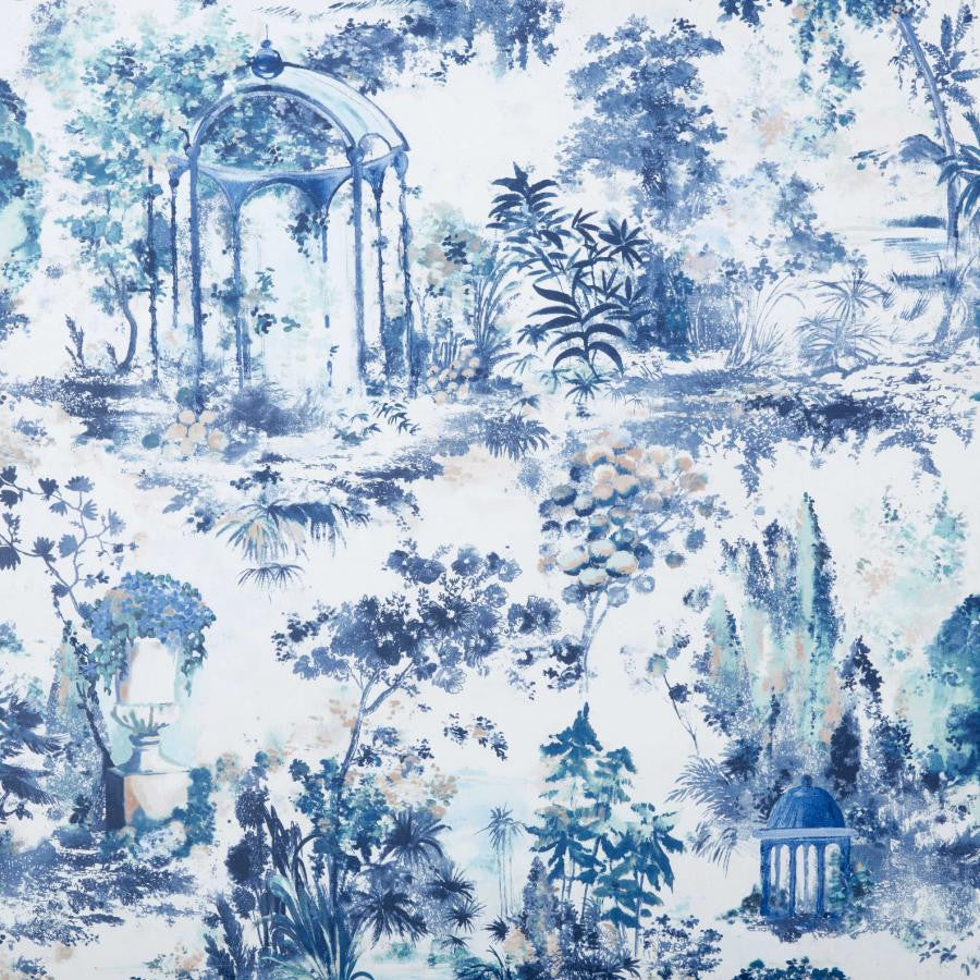 Pavilion (Wp) # 02 Lupin by 1838 Wallcoverings Wallpaper Pavilion HALF DROP PASTE THE WALL UNITED KINGDOM 29.5" 27.5"X11YD - Fabric Carolina -