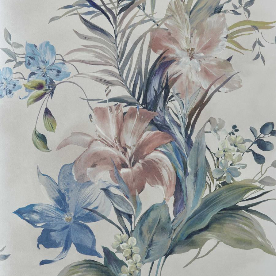 Lilliana (Wp) # 02 Cream by 1838 Wallcoverings Wallpaper Pavilion HALF DROP PASTE THE WALL UNITED KINGDOM 31" 20.5"X11YD - Fabric Carolina -