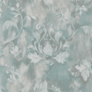 Ornamenta (Wp) # 03 Aqua by 1838 Wallcoverings Wallpaper