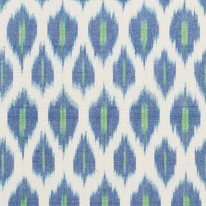 Presidio Ikat Peacock 178060 by Schumacher Fabric