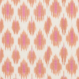 Presidio Ikat Orange 178061 by Schumacher Fabric