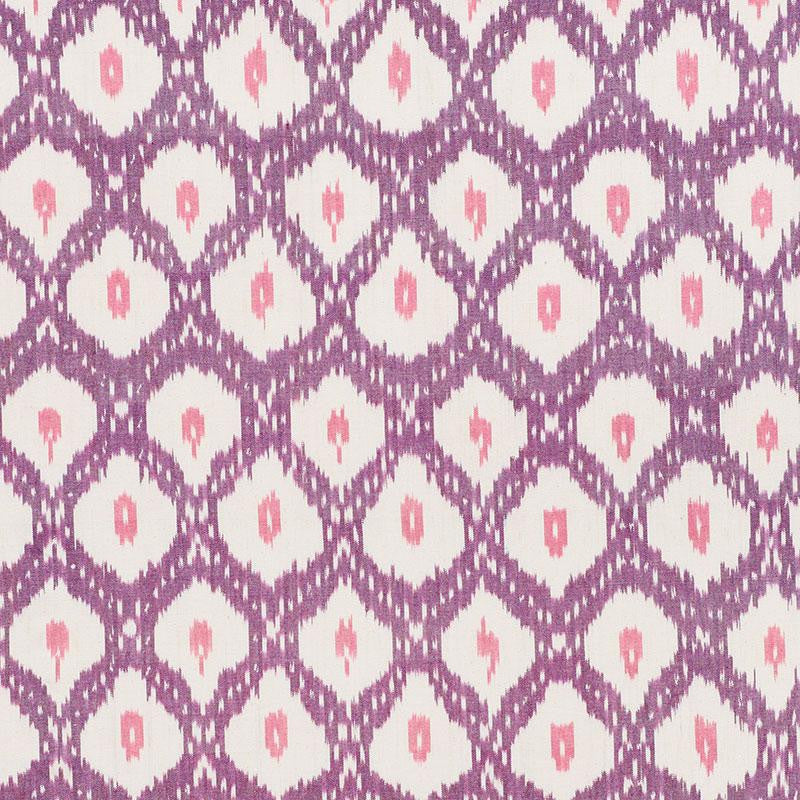 Indio Ikat Purple 178072 by Schumacher Fabric Free Spirit 4.5" - Fabric Carolina -