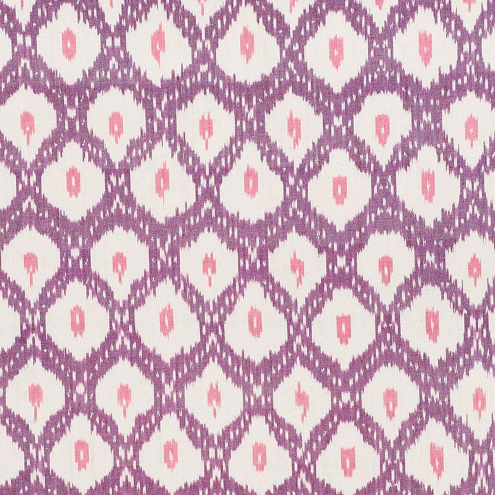 Indio Ikat Purple 178072 by Schumacher Fabric Free Spirit 4.5" - Fabric Carolina -