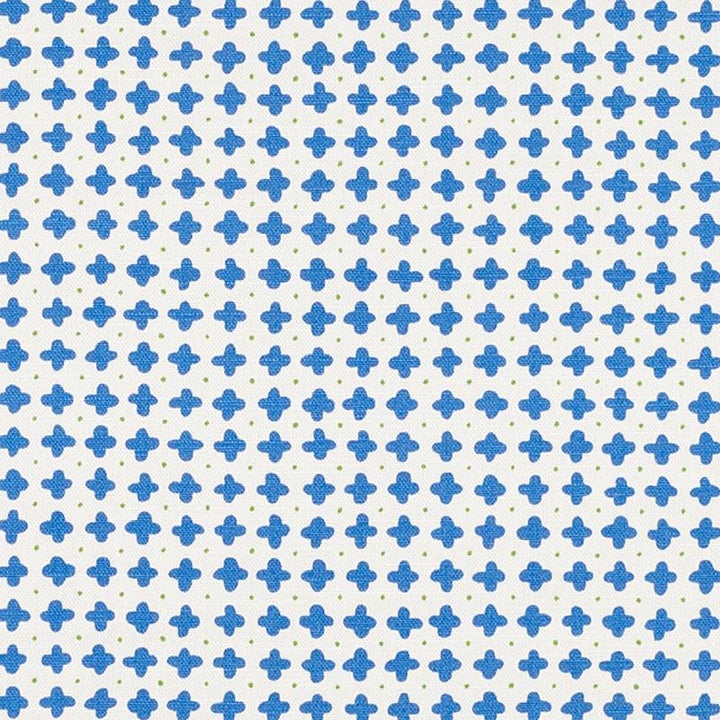 Polka Blue 178240 by Schumacher Fabric Vera Neumann 13.5" - Fabric Carolina -