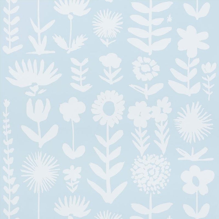 Wild Things Sky 5009812 by Schumacher Wallpaper Vera Neumann 27.0" - Fabric Carolina -