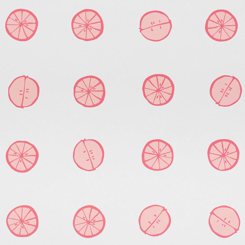 Lemonade Grapefruit 5009821 by Schumacher Wallpaper Vera Neumann 27.0" - Fabric Carolina -