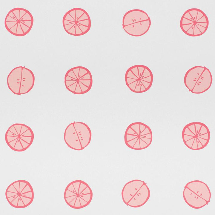 Lemonade Grapefruit 5009821 by Schumacher Wallpaper Vera Neumann 27.0" - Fabric Carolina -